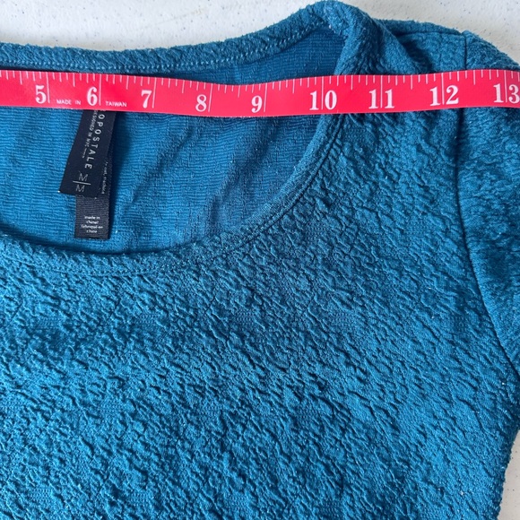 Aeropostale teal cap sleeves fit & flare dress Small - Picture 5 of 7